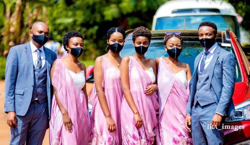 From brides and grooms to celebrities and professionals, the mask has become a fashion statement. /  Courtesy photo