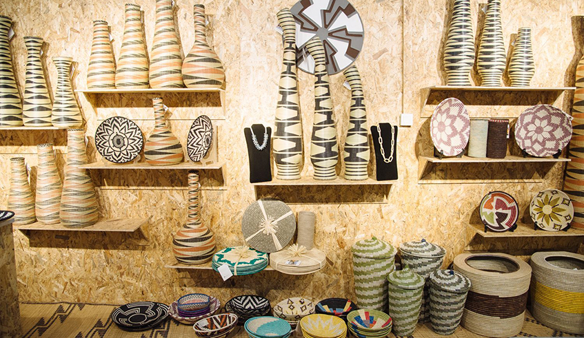 Some of the items showcased at Kigali Cultural Village. / Courtesy photos.