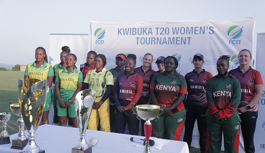 Rwanda has three players in the team of the series of the just-concluded Kwibuka T20 tournament. / Photo: Courtesy.