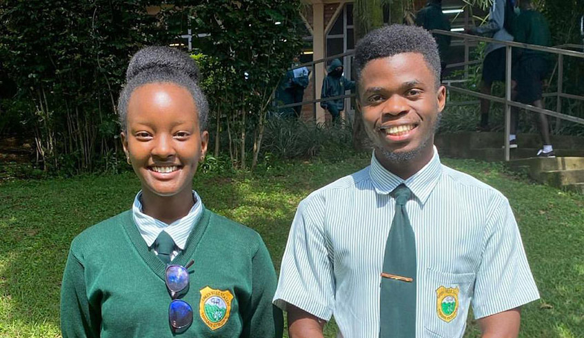 Serena Birasa and Divin Dushimimana are the brains behind the GHA Mutuelle challenge. / Courtesy