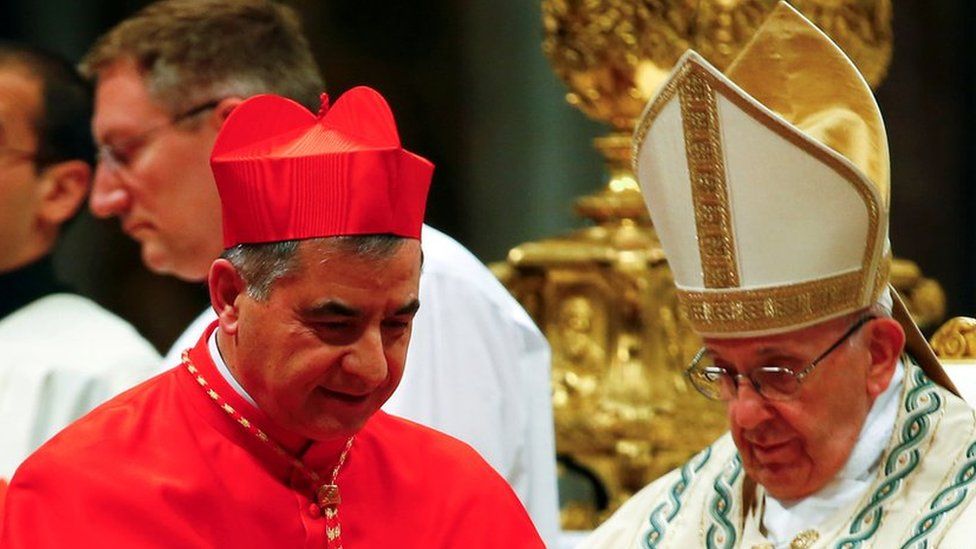 Cardinal Giovanni Angelo Becciu had been a close adviser to Pope Francis. 