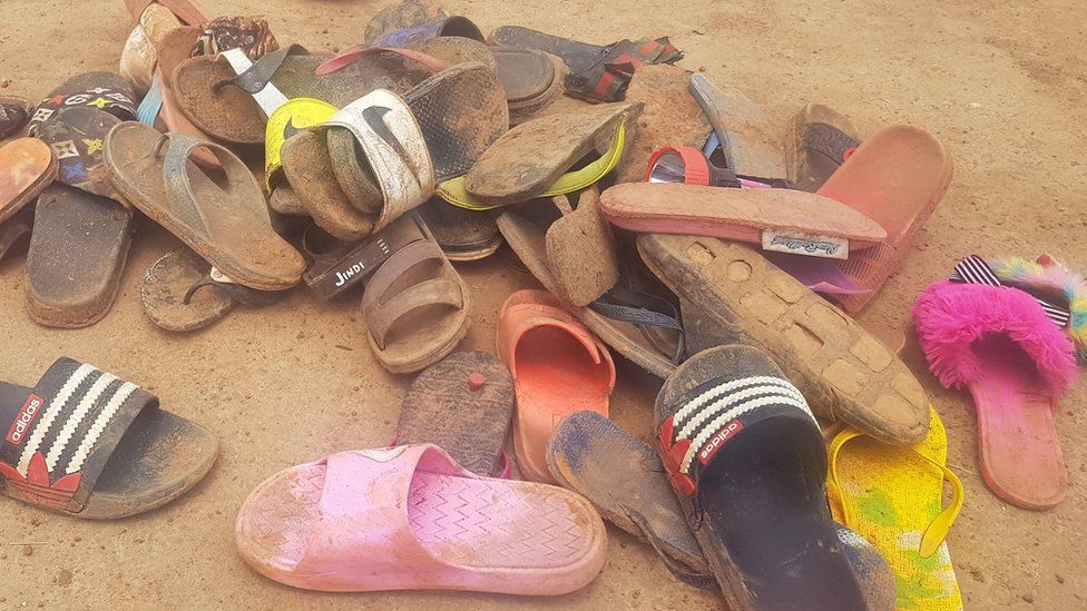 The students were seized in the middle of the night, leaving belongings behind them. 
