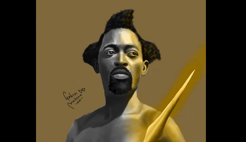 One of Gabin Mazina's art piece