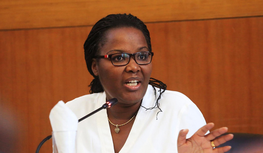 Gu00e9rardine Mukeshimana, the Minister of Agriculture and Animal Resources. / Photo: File.