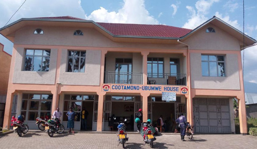 A commercial complex built by the Musanze motorcyclistsu2019 cooperative in 2018. / Photo: Courtesy.