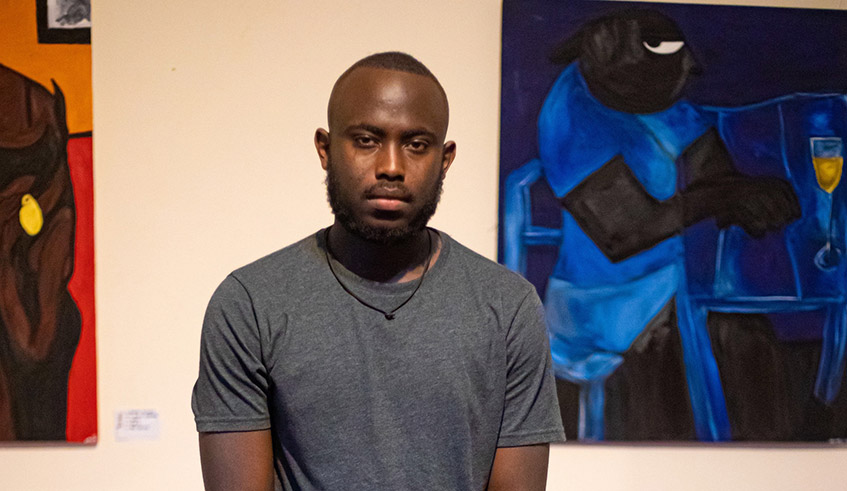 Isaac Irumva is a visual artist who uses art as therapy. / Courtesy photos