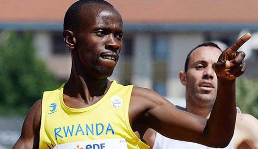 Paralympic athlete Hermas Cliff Muvunyi is one of the athletes that will represent Rwanda at the Tokyo 2020 Paralympic games. / File.