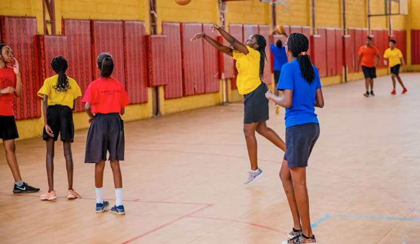 A group of youth during one of the training sessions at Green Hills Academy gymnasium. / Courtesy.