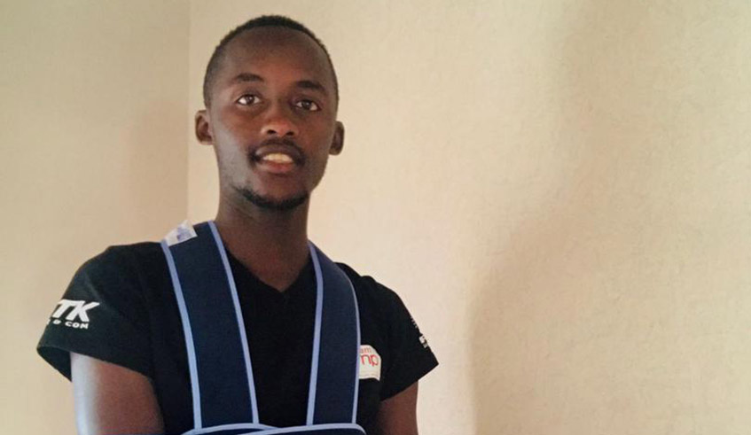 Rwandan cyclist Samuel Mugisha plays for LMP - La Roche Ur Yon in France. / Photo: Courtesy.