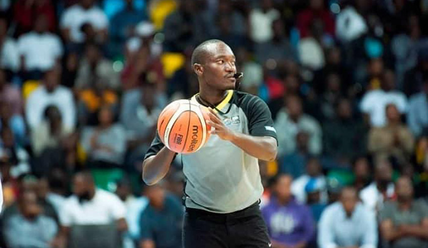 Basketball referee Jean Sauveur Ruhamiriza. / Sam Ngendahimana.