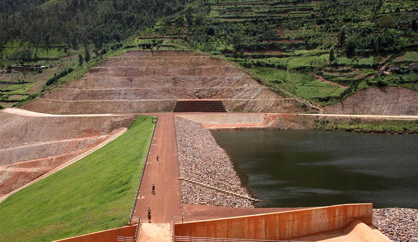 A view of Muyanza Dam built to help farmers irrigate their crops in Rulindo District. A project to develop the Warufu, Nyamukana and Mugesera irrigation schemes in Gatsibo, Nyanza and Ngoma districts, respectively, has stalled due to funding delays. / Photo: Courtesy.