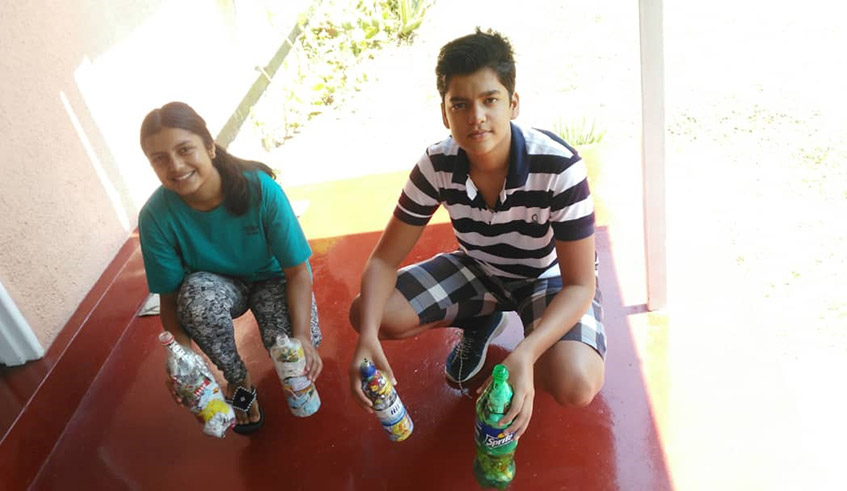 Anoushka Goyal and Kshitij Goyal aim at conserving the environment. / Photo: Courtesy.
