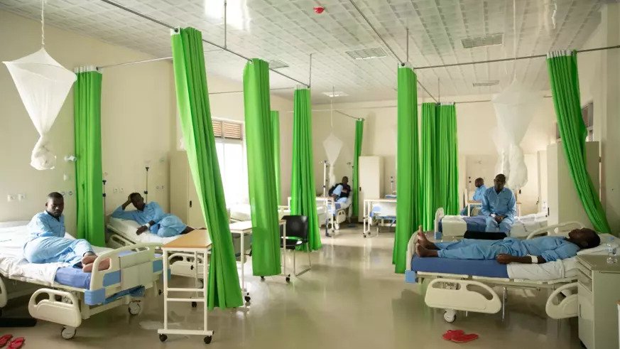 Rwandans who were illegally arrested in Uganda, tortured and dumped at the border in January 2020 receive medical attention at a hospital in Kigali. 