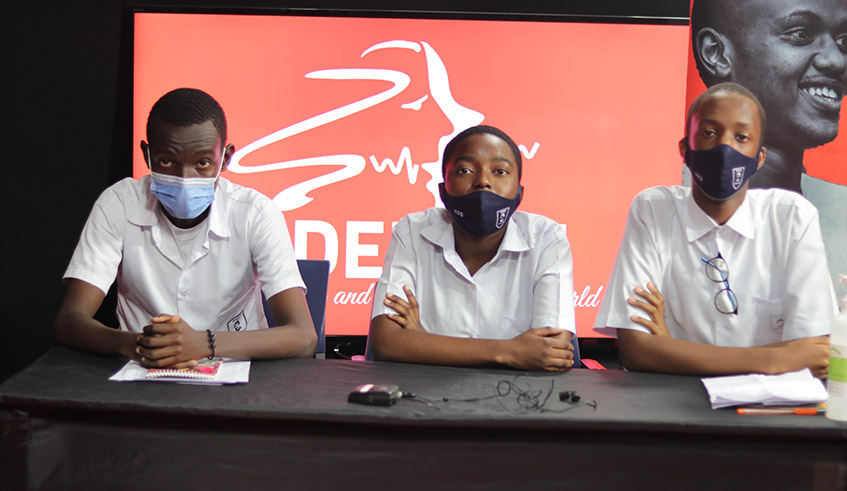 Students getting ready to debate. / Courtesy photo