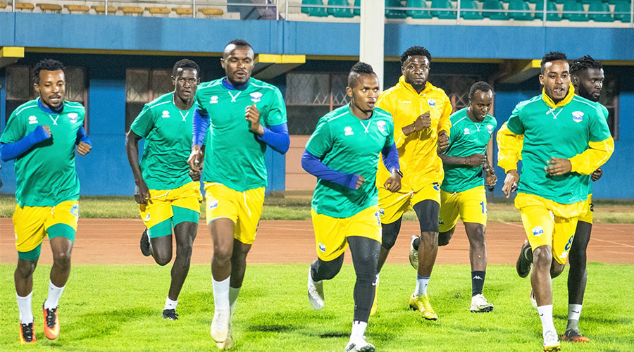 Amavubi held their first training session at Amahoro National Stadium on Saturday, August 14. 