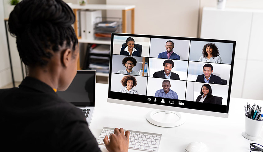 Lack of organisation makes virtual meetings less effective compared to in-person ones. / Net photo.