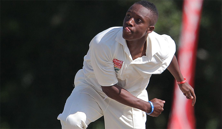 South Africa-based Rwandan cricketer Emmanuel Sebareme has expressed interest in featuring for the national team in the near future. / Net photo.