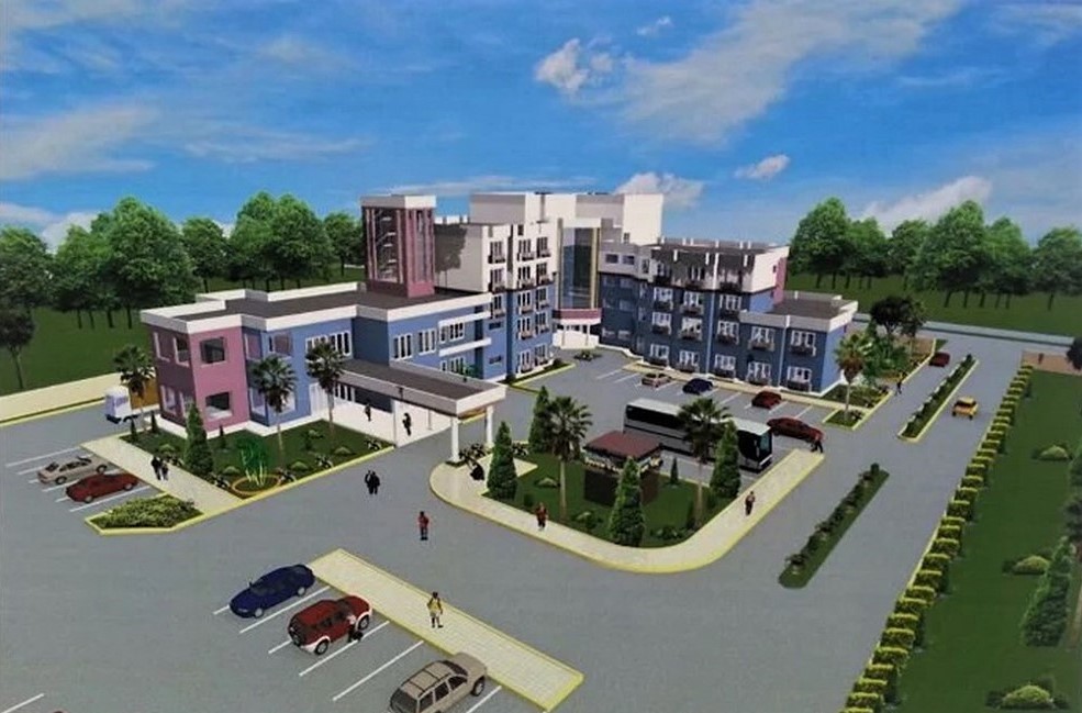 Artistic impression of the four-star Ferwafa Hotel. 