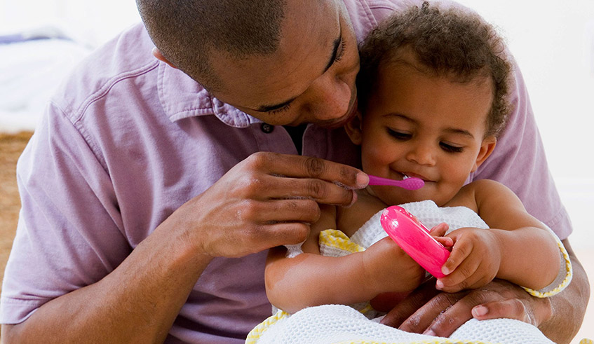As a parent, you hold the keys needed to help prevent infant caries. Photo/Net