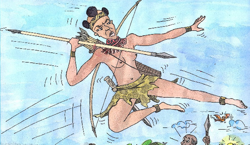 Ndabaga, who is said to have lived sometime in the eighteenth century, is of one of the most renowned brave youth in Rwandau2019s recorded history.  Illustration/ File