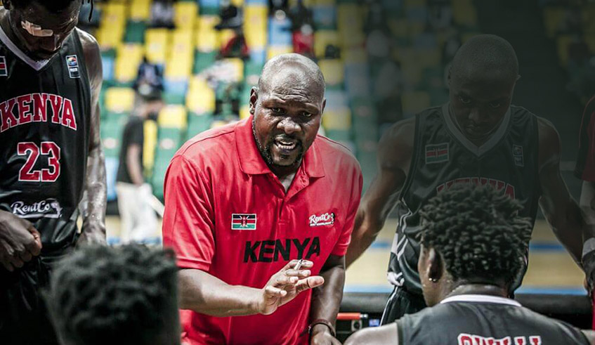 Cliff Owuor coached Kenya national basketball team between 2017 and 2020. He also previously coached APR basketball club from 2006 to 2017. / Net photo.