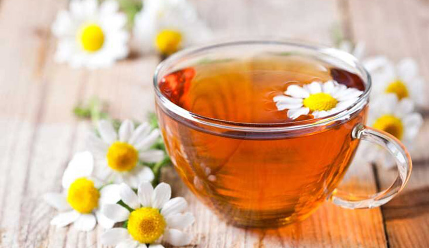 A cup of  chamomile tea could do  wonders for your health. Photo/Net