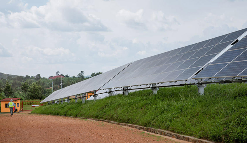 An 8.5MW solar power plant in Rwamagana District. For the global community, transitioning to a more sustainable energy system is a must. / Photo: File.