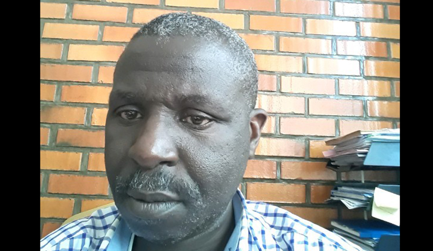 Abias Maniragaba, an Environmental Economics Lecturer at the University of Lay Adventists of Kigali (INILAK). / Photo: Courtesy.