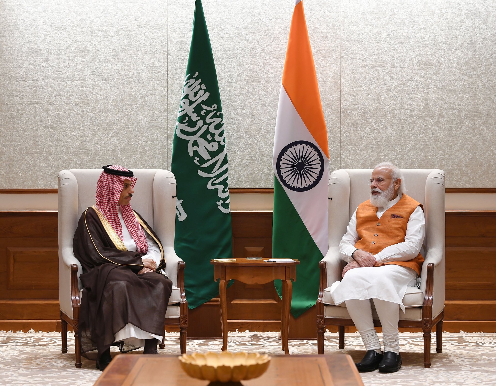 PM Modi, Saudi Foreign Minister discuss regional developments, Afghanistan situation. 