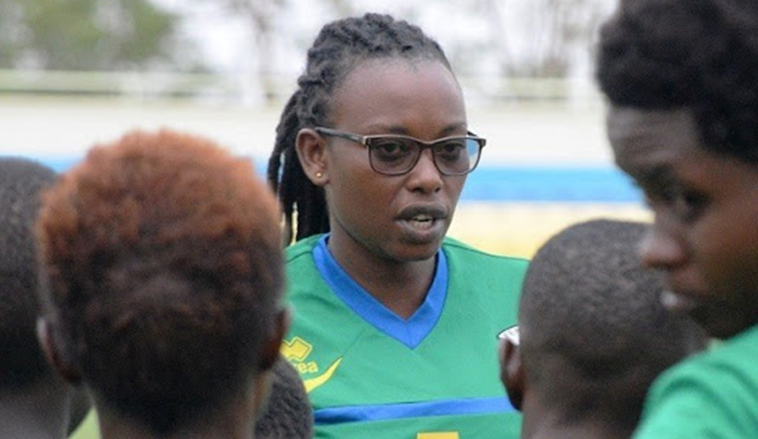 Grace Nyinawumuntu ,the head coach of the women's national football team . / File 