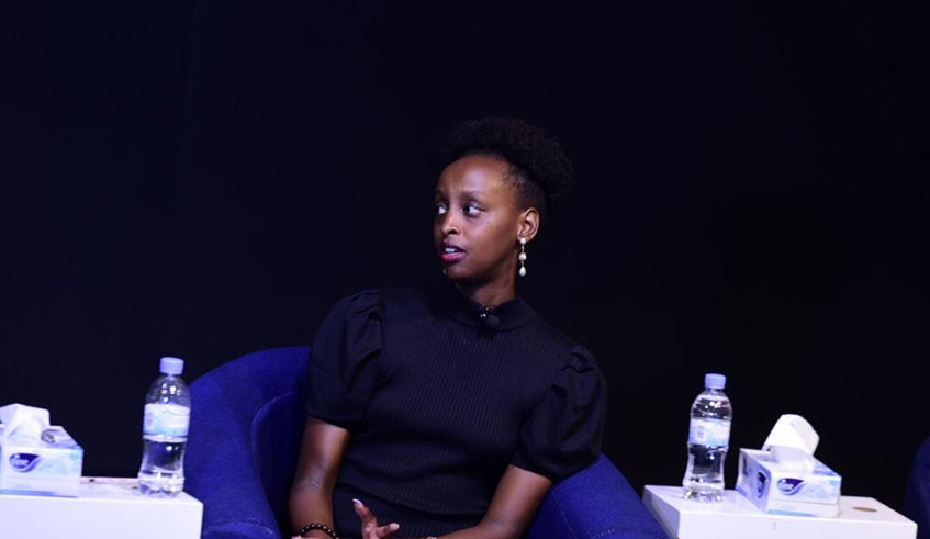 Miss Rwanda 2021 Grrace Ingabire during the event. / Courtesy photo.