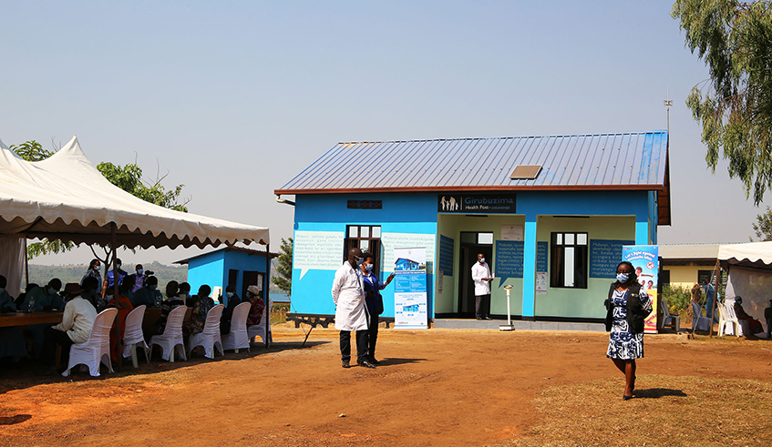 Seruhembe Health Post in Mahama Sector in Kirehe District was constructed by SC Johnson Inc, an American multinational firm. / Photo: Craish Bahizi.