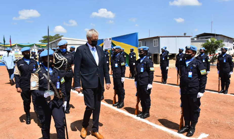The colourful medal parade held at RWAFPU-3 was presided over by the Special Representative of the Secretary General to UNMISS, Nicholas Haysom.