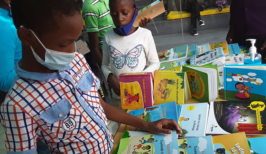 14 publishers are exhibiting childrenu2019s books at the fair running from September 27 to October1. Photos/Michel Nkurunziza