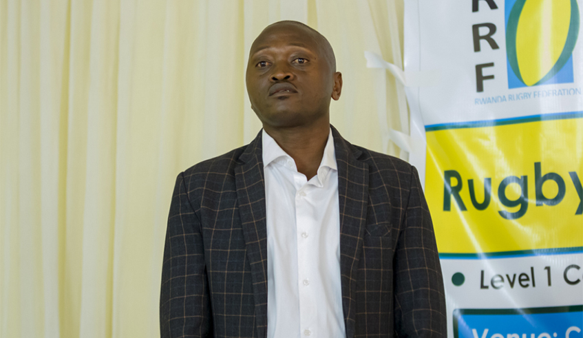Tharcisse Kamanda, the Rwanda Rugby federation president. / Photo: Courtesy.