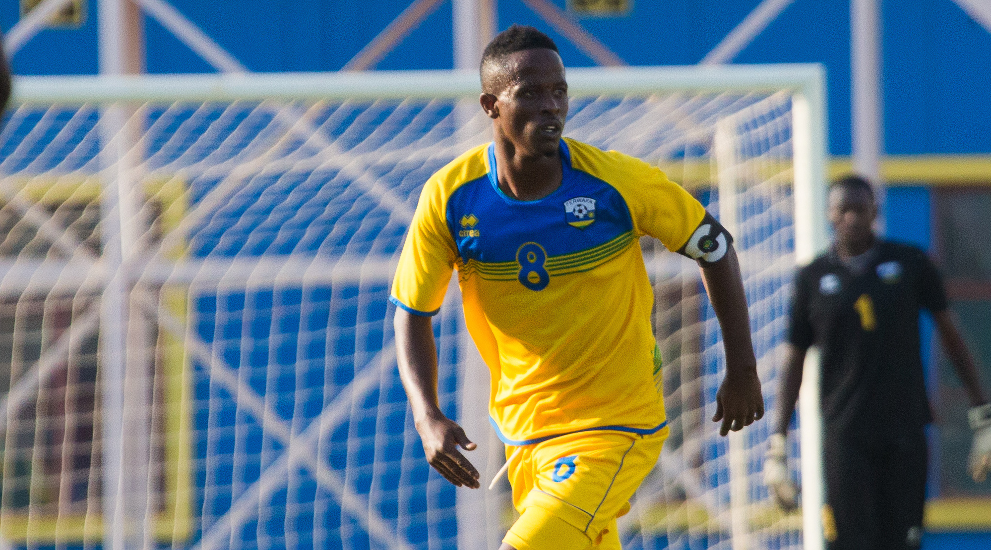 Haruna Niyonzima, the national team captain during a past match at Amahoro national stadium. 