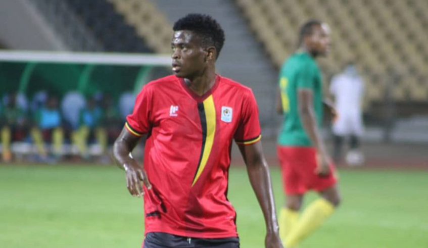 19-year-old creative midfielder Bobosi Byaruhanga is one of the new players that are currently playing for the Uganda Cranes team. / Courtesy.
