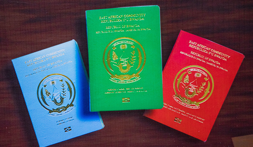 Rwandan passports. Rwanda ranked 87 currently has no travel restrictions in place, yet its citizens can access just 61 destinations visa-free. / hoto: File.