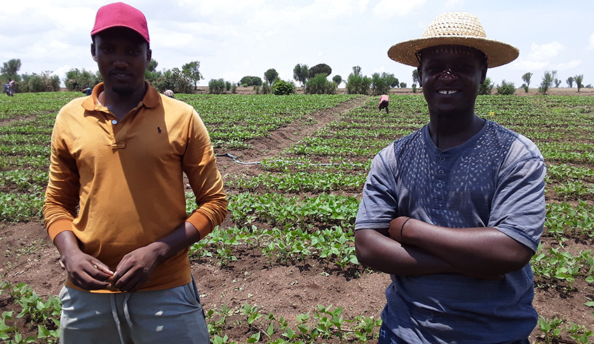 Alexis Musabirema (L) and Dieudonne Niyodushima.