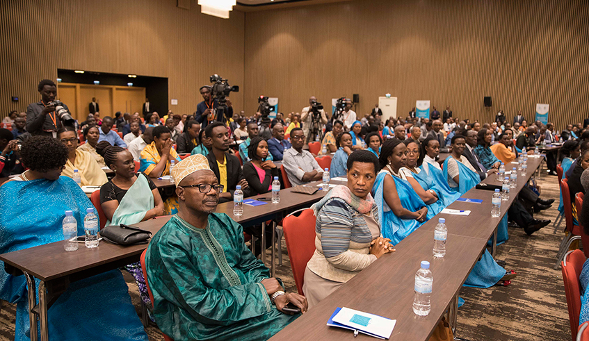 Members of Unity Club during a meeting in Kigali on October 25, 2019. / Photo: File.