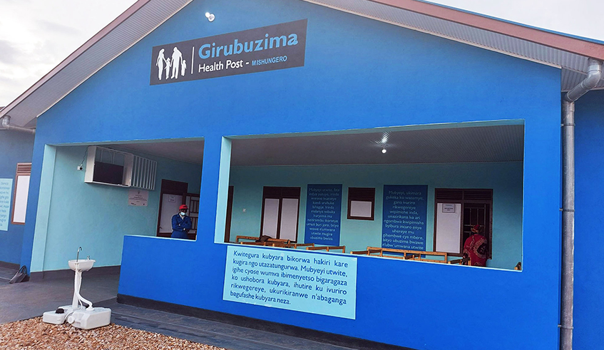 A view of a Mishungero Health Post in Nyabimata Sector in Nyaruguru District. / Photos: Courtesy.