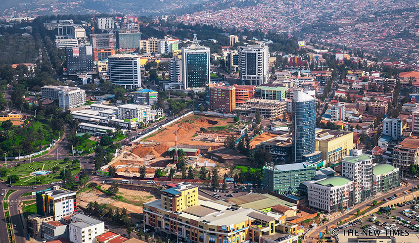 A view of Kigali Central Business District. Rwanda joined the rest of the world to observe World Statistics Day on October 20. / Photo: File.