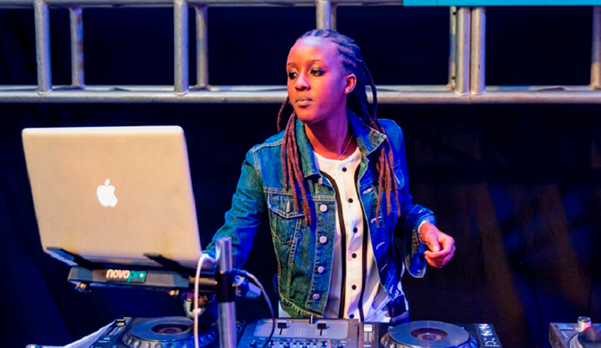 DJ Ira is one of the few female deejays we have in Rwanda. / Courtesy photo.