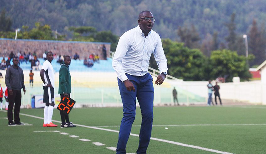 Kiyovu coach Christain Francis Haringingo is keen on guiding the club back to their glory days. / Photo: File.