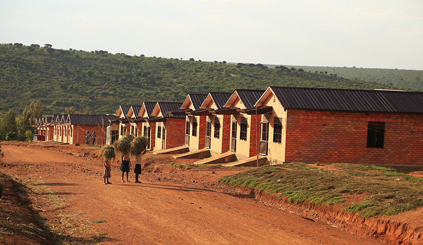 The newly constructed units at Rweru model village in Bugesera District. / Photo: Sam Ngendahimana.