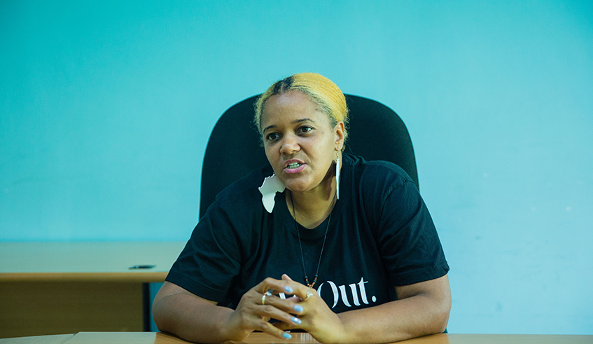 Jai Essence during the interview. / Photo by Dan Nsengiyumva