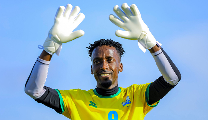 Rwandan goalkeeper Emery Mvuyekure who plays  for Tusker in Kenya is expected to leave the club when his contract ends this month. / Photo: Courtesy.