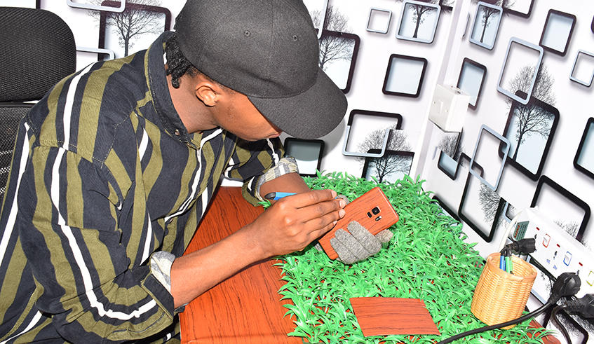 Elias Rwechungura at work. / Courtesy Photos