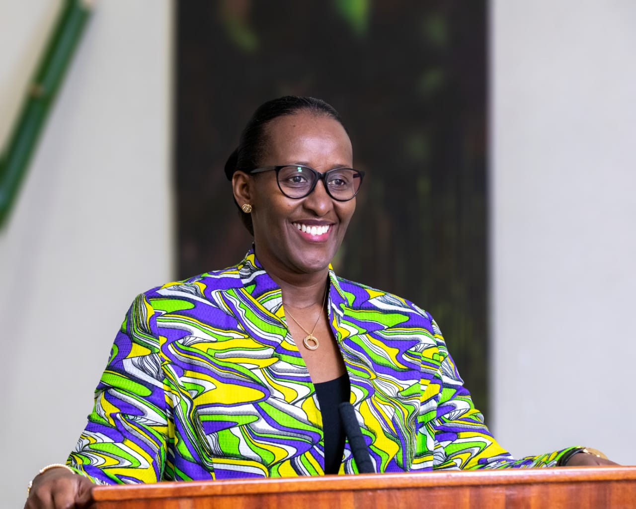 First Lady Jeannette Kagame.