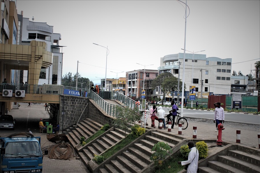 Musanze City's Central Business Area. Photo by Bosco Kagaba. 